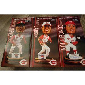 Cincinnati Reds Bobblehead Collection "The Power Of Tradition" Set (SS)
